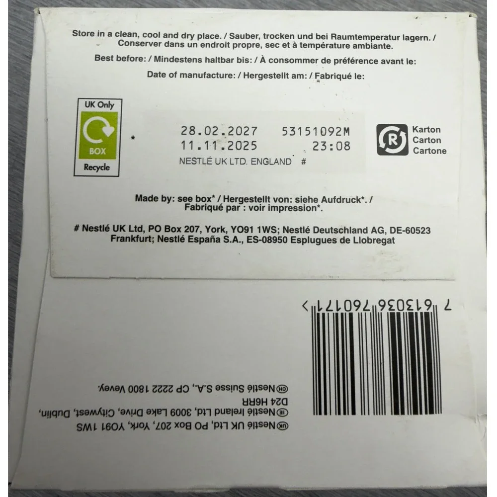 Nescafe Dolce Gusto Espresso Intenso Coffee Pods 3 Boxes 48 Capsules Intensity 7
